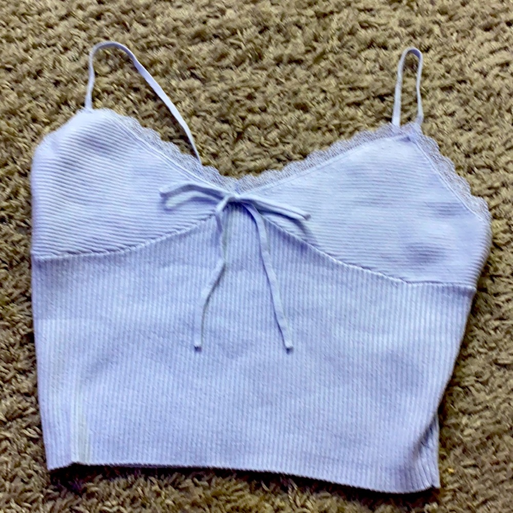 PAC Sun tank top baby blue  cropped never worn